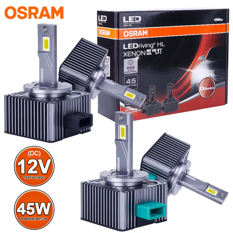 OSRAM D SERIES D3S LED Car Headlights Bulbs D1S Turbo Lights 6000K 45/90W Auto Lamp Plug&Play HID Conversion Kits Xenon UPGRADE