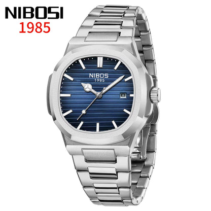 Brand Luxury Men Watch Stainless Steel Luminous Date Watch Rhombus Casual Luminous Watches for Men Relogios Masculino