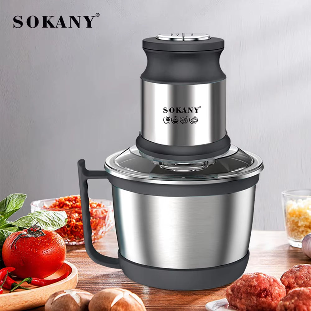 3L Electric Meat Grinder Food Processors Vegetable Chopper 800W Meat Mincer Mixer Crusher Blender for Kitchen 220V 