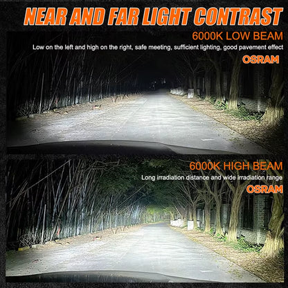 OSRAM D SERIES D3S LED Car Headlights Bulbs D1S Turbo Lights 6000K 45/90W Auto Lamp Plug&Play HID Conversion Kits Xenon UPGRADE