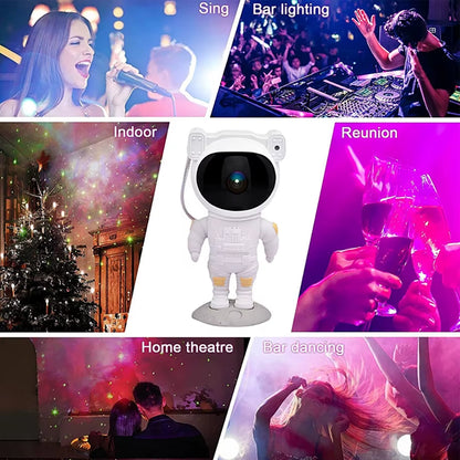 Astronaut Starry Sky Projector Light Kids Gift with Remote Control 360Adjustable Design Nebula Galaxy Projector Lights