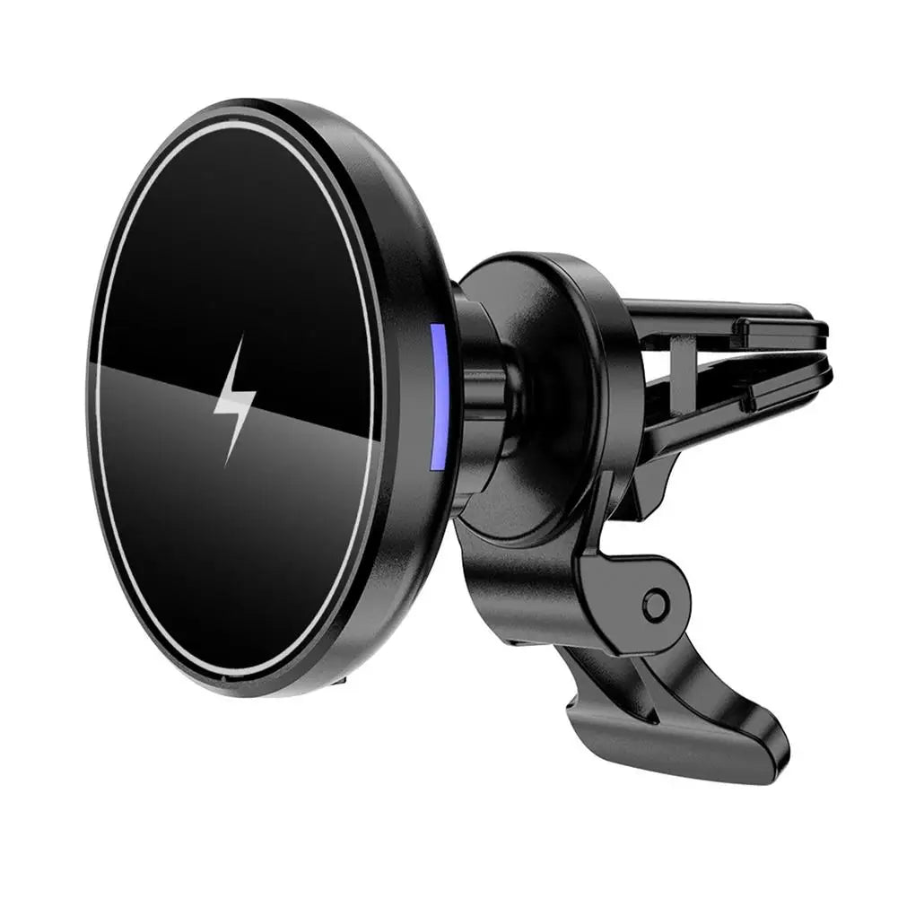 Magnetic Wireless Car Charger Air Vent Mount Compatible with for Mag-Safe for Mobile Phone Fast Charging Car Phone Holder