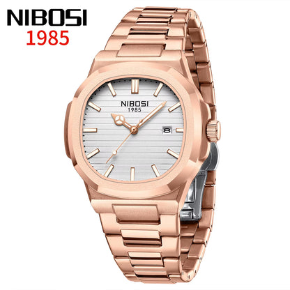 Brand Luxury Men Watch Stainless Steel Luminous Date Watch Rhombus Casual Luminous Watches for Men Relogios Masculino