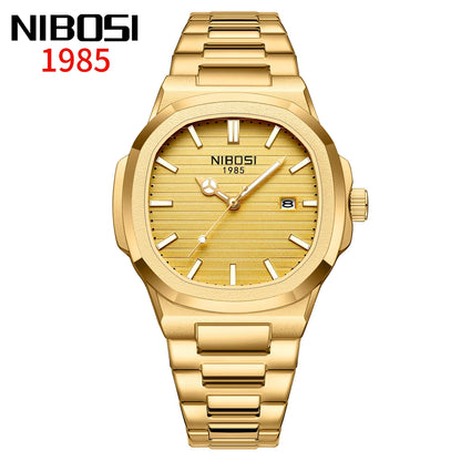 Brand Luxury Men Watch Stainless Steel Luminous Date Watch Rhombus Casual Luminous Watches for Men Relogios Masculino