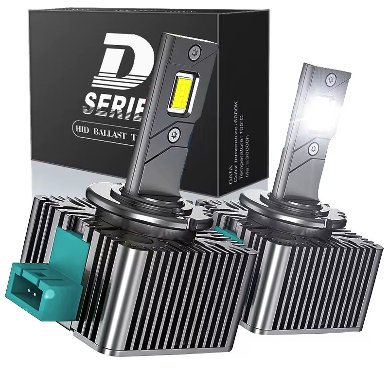 D SERIES D3S LED Car Headlights Bulbs D1S D2S D4S D5S D8S Turbo Lights 12000LM 6000K 70W Auto Lamp Plug&Play HID Conversion Kit